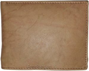 Men's Leather Wallet, leather men's Bifold wallet, flip side piece 9 card ID. BN - Image 6
