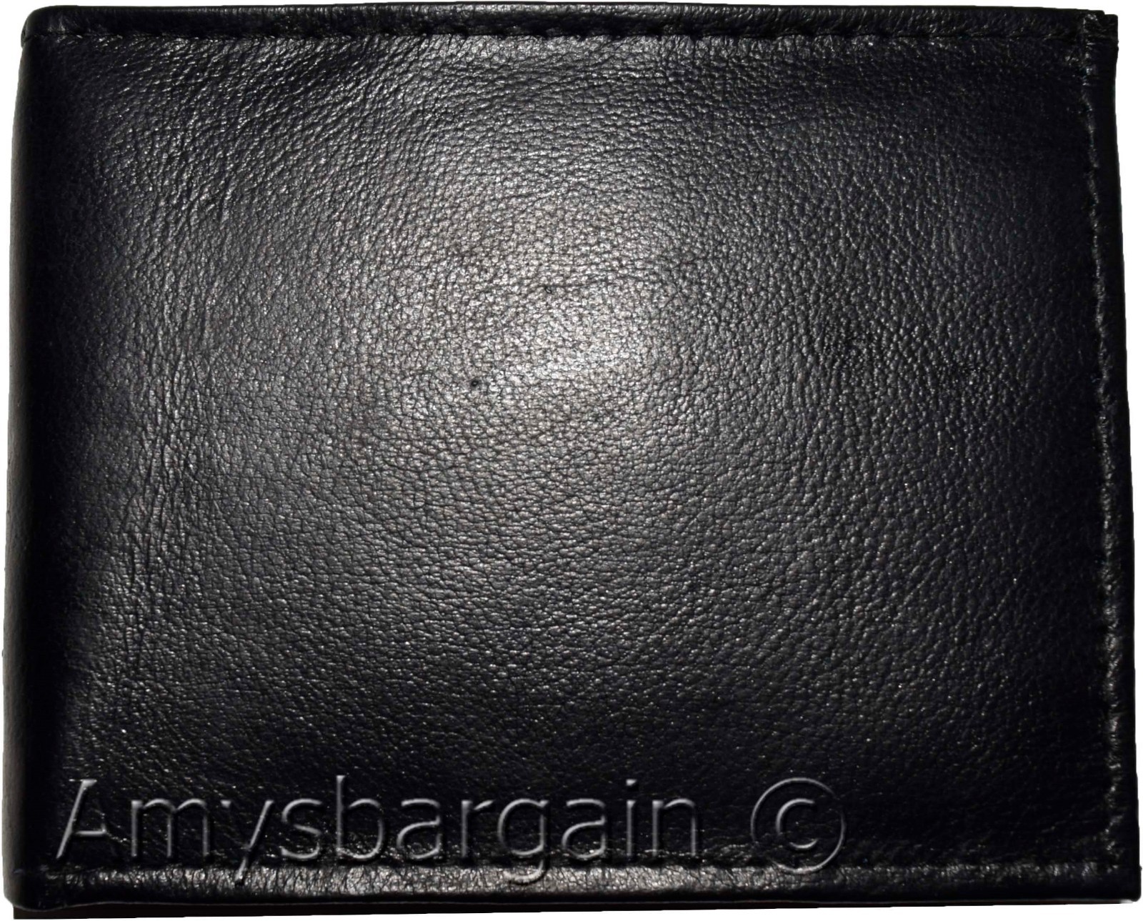 Men's Wallet. Bifold Genuine Leather Wallet,12 card, 1 ID, Black Billfold Wallet - Image 12