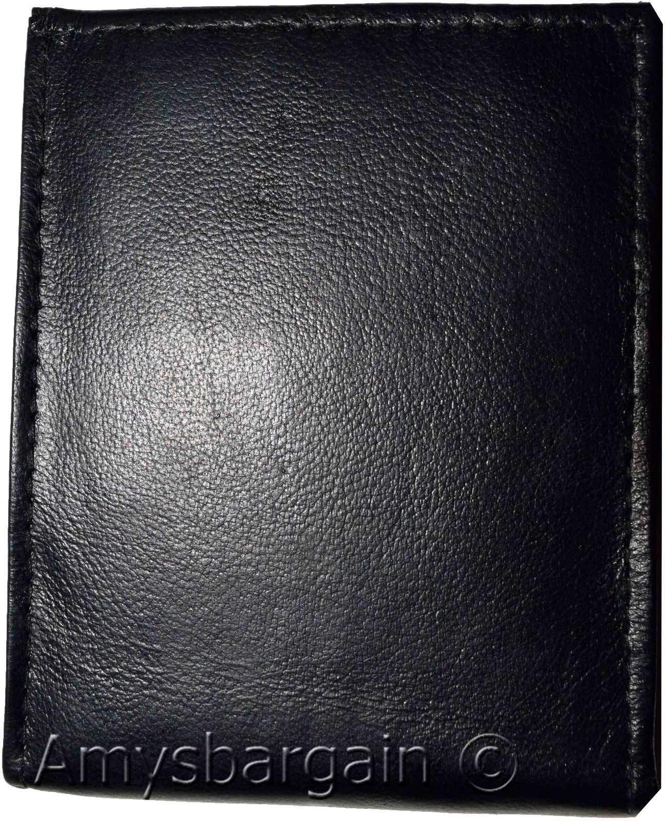 Men's Wallet. Bifold Genuine Leather Wallet,12 card, 1 ID, Black Billfold Wallet - Image 4