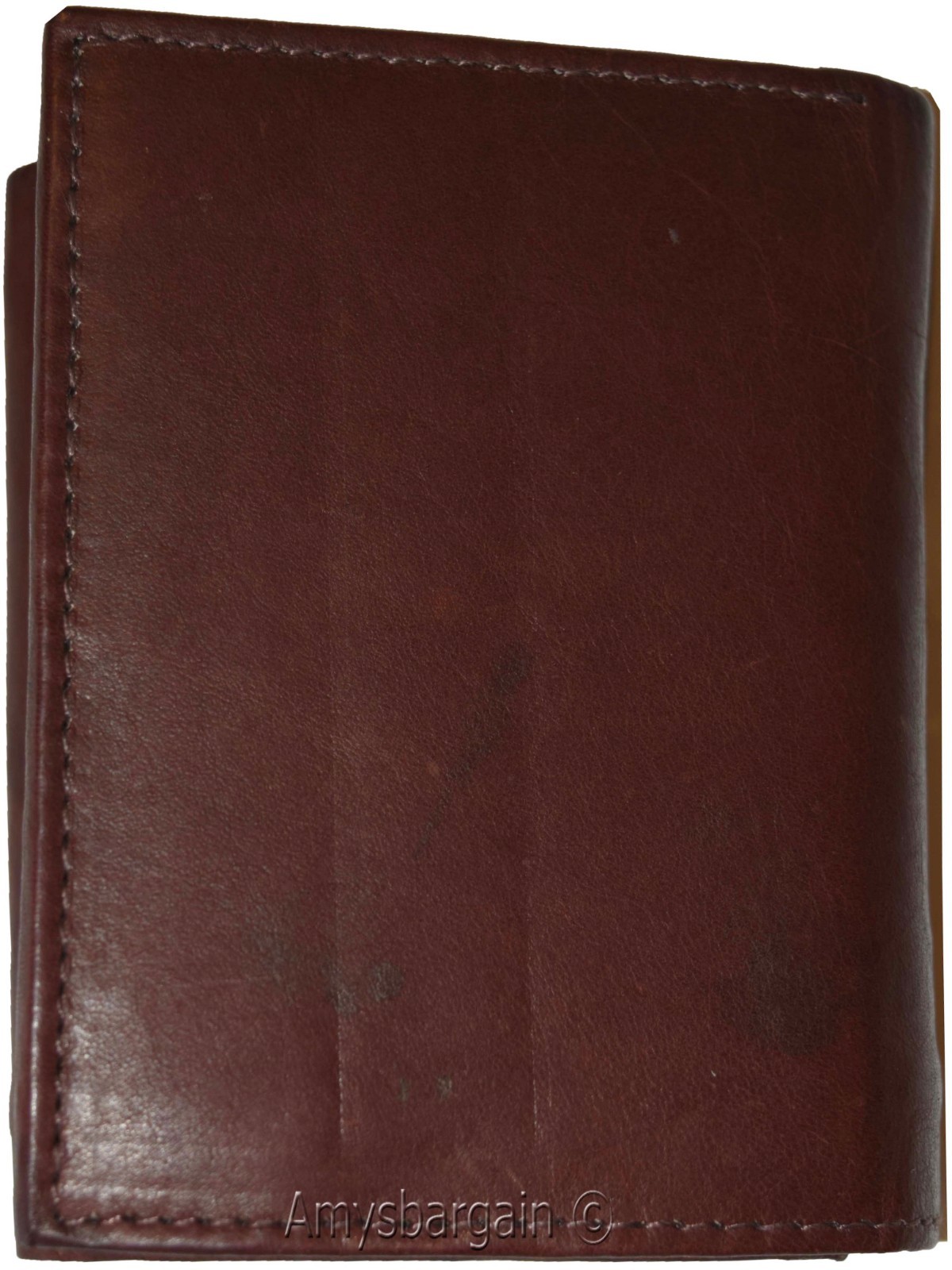 Men's Wallet,1 Center piece Trifold Men's ID 9 card 2 bill slots Trifold wallet - Image 10