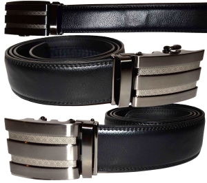 Men’s belt real leather (M) automatic lock dress & casual belt fashion belt - Image 12