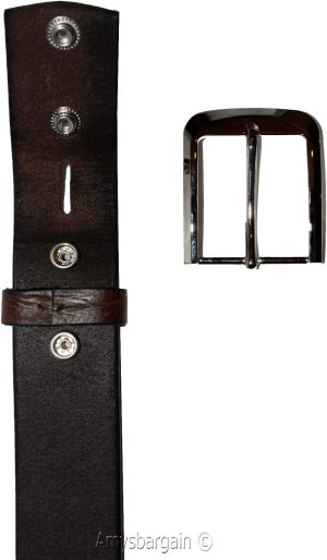 Men's belt size medium casual leather belt strap belt brown belt waist band - Image 13