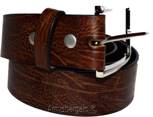 Men's belt size medium casual leather belt strap belt brown belt waist band - Image 8