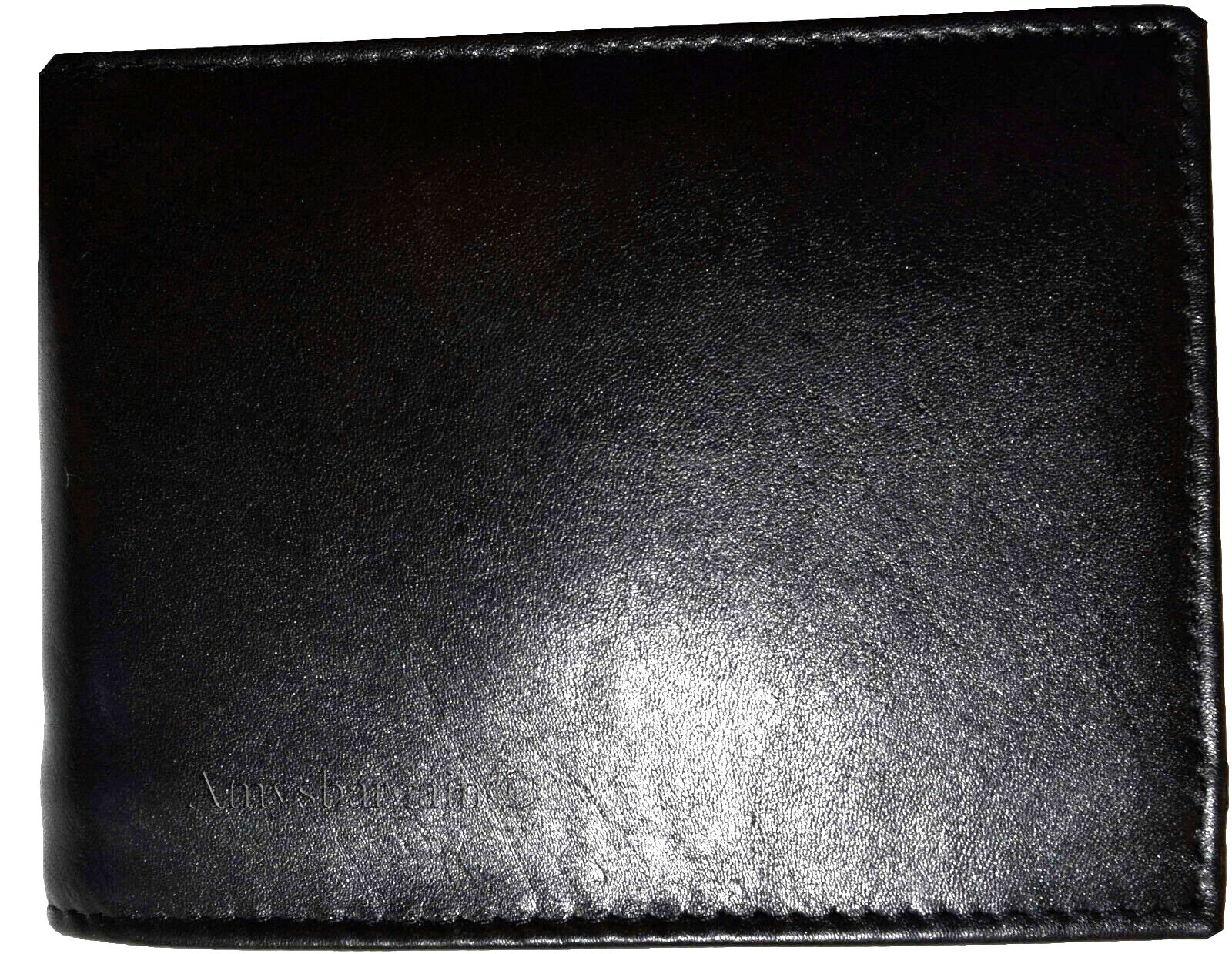 Men's genuine lambskin leather billfold wallet brown credit card bifold wallet - Image 3