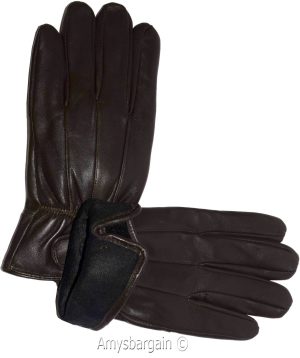 Men's gloves leather gloves real leather men's winter gloves lined warm gloves - Image 10