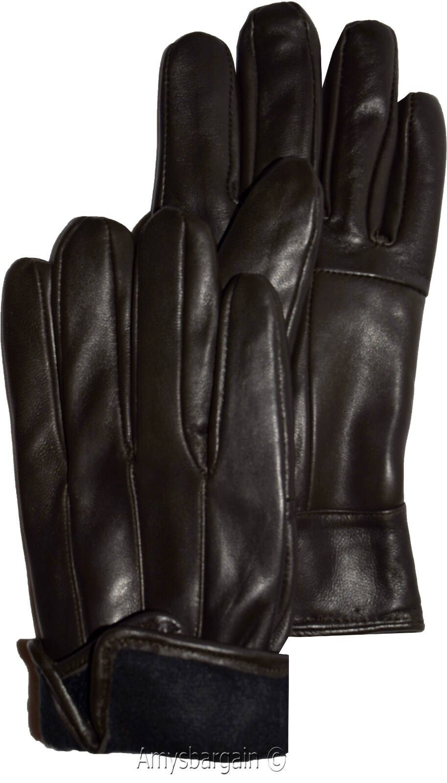 Men's gloves leather gloves real leather men's winter gloves lined warm gloves - Image 11