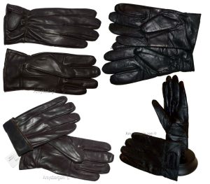 Men's gloves leather gloves real leather men's winter gloves lined warm gloves