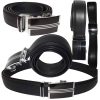 Men's leather dress belt Casual belt Automatic fit leather belt Strap UP to 50"
