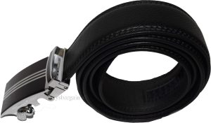 Men's leather dress belt Casual belt Automatic fit leather belt Strap UP to 50" - Image 6