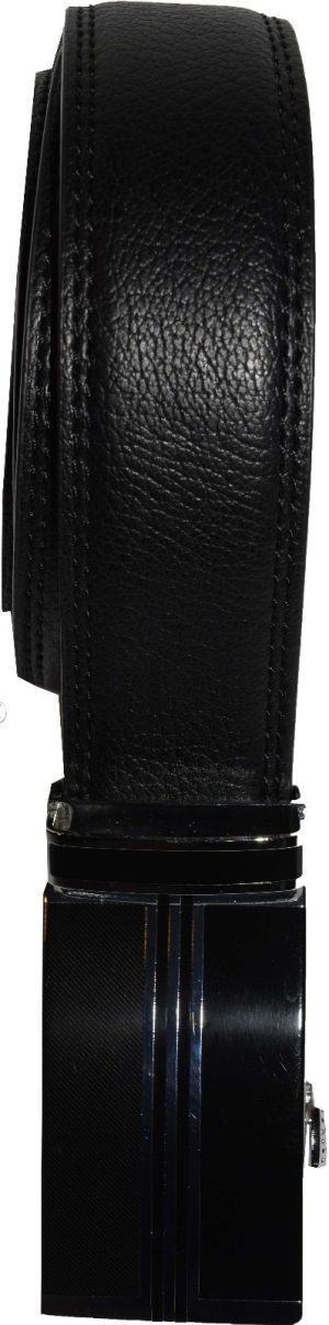 Men's leather dress belt Casual belt Automatic fit leather belt Strap UP to 50" - Image 9