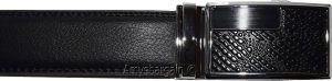 Men's leather dress belt (XL) auto lock belt, men's black quick lock belt - Image 10