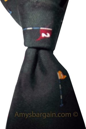 Men's tie Cutter and Buck Designer Silk Tie Neck wear Jacquard woven Made in USA - Image 11