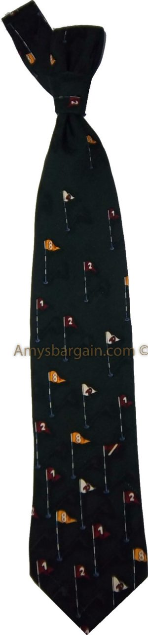 Men's tie Cutter and Buck Designer Silk Tie Neck wear Jacquard woven Made in USA - Image 8