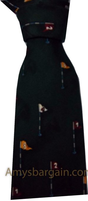 Men's tie Cutter and Buck Designer Silk Tie Neck wear Jacquard woven Made in USA - Image 9
