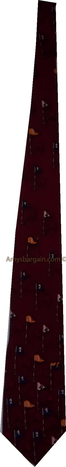 Men's tie Cutter and Buck tie Neck wear 100% Silk Tie New Silk Tie Made in USA - Image 12