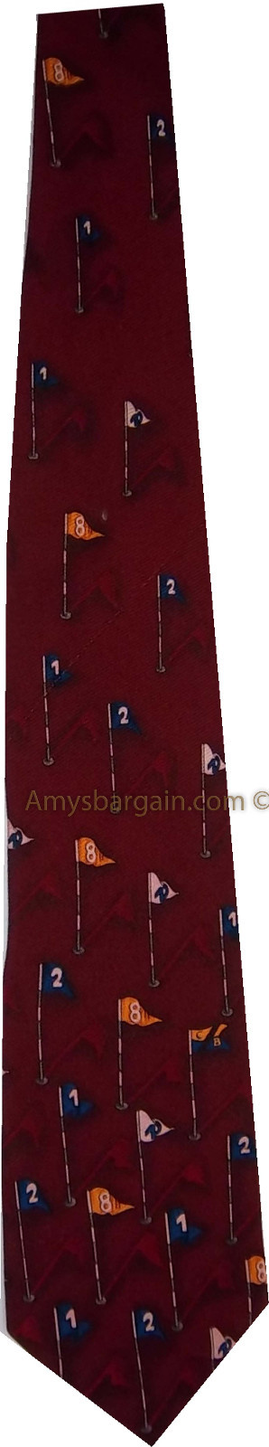 Men's tie Cutter and Buck tie Neck wear 100% Silk Tie New Silk Tie Made in USA - Image 13