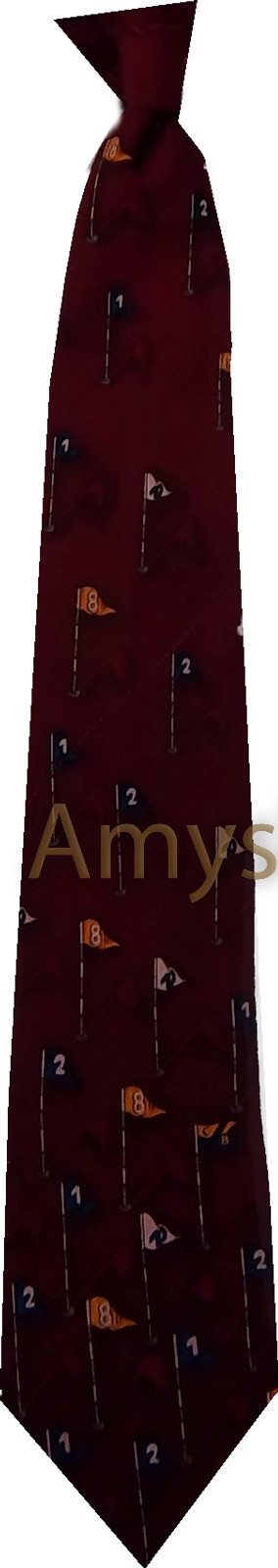 Men's tie Cutter and Buck tie Neck wear 100% Silk Tie New Silk Tie Made in USA - Image 4