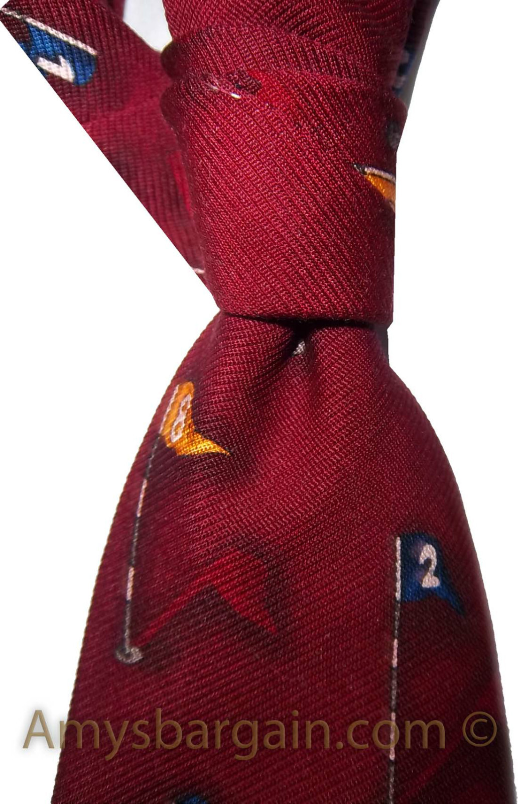 Men's tie Cutter and Buck tie Neck wear 100% Silk Tie New Silk Tie Made in USA - Image 6