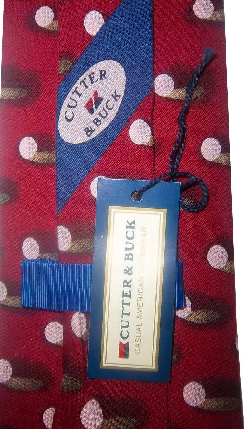 Men's tie, Designer ties Cutter & Buck tie 100% Silk Tie Neck wear Made in USA - Image 11