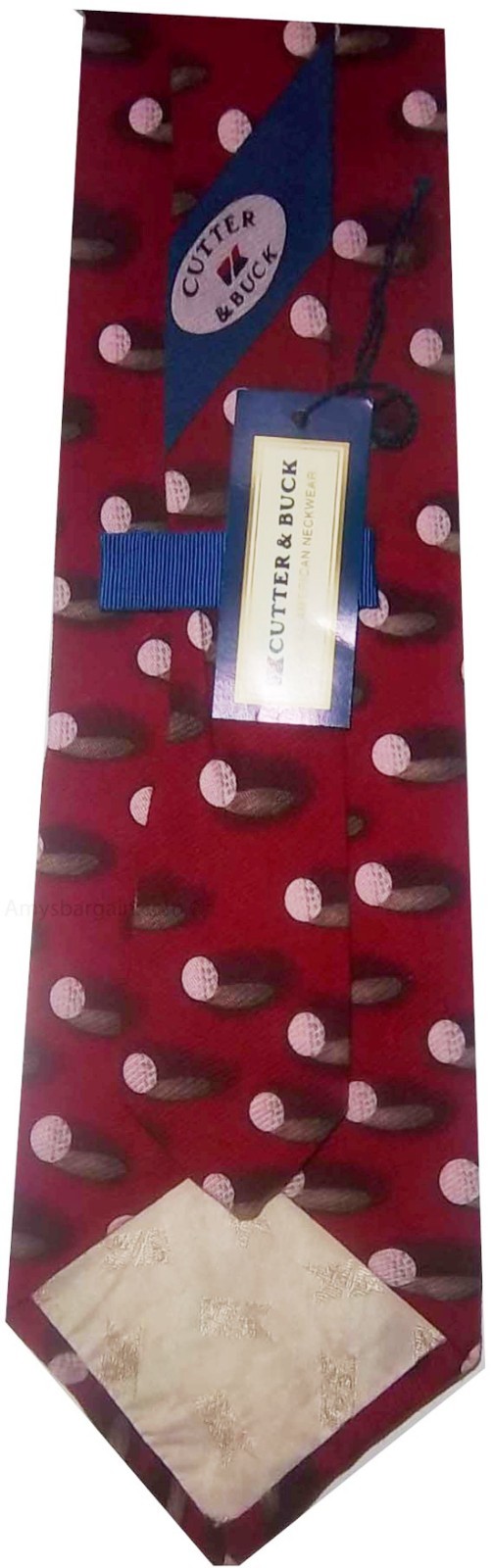 Men's tie, Designer ties Cutter & Buck tie 100% Silk Tie Neck wear Made in USA - Image 12