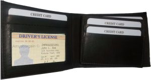 Men's wallet. 2-in-1 Genuine Leather man's wallet 3 ID case 3 billfold ID wallet - Image 12