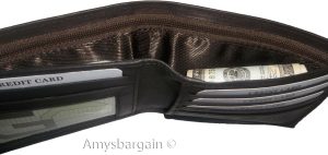 Men's wallet. 2-in-1 Genuine Leather man's wallet 3 ID case 3 billfold ID wallet - Image 5