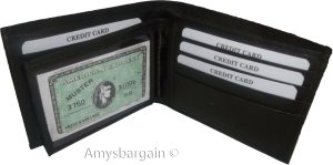 Men's wallet. 2-in-1 Genuine Leather man's wallet 3 ID case 3 billfold ID wallet - Image 7