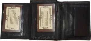 Men’s wallet. Leather Bifold wallet 2 Flip side pieces 8 card 3 ID Zip coin case - Image 4