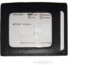 Money Clip, Leather Credit card ID money clip, wallet with magnetic money clip 1 - Image 4