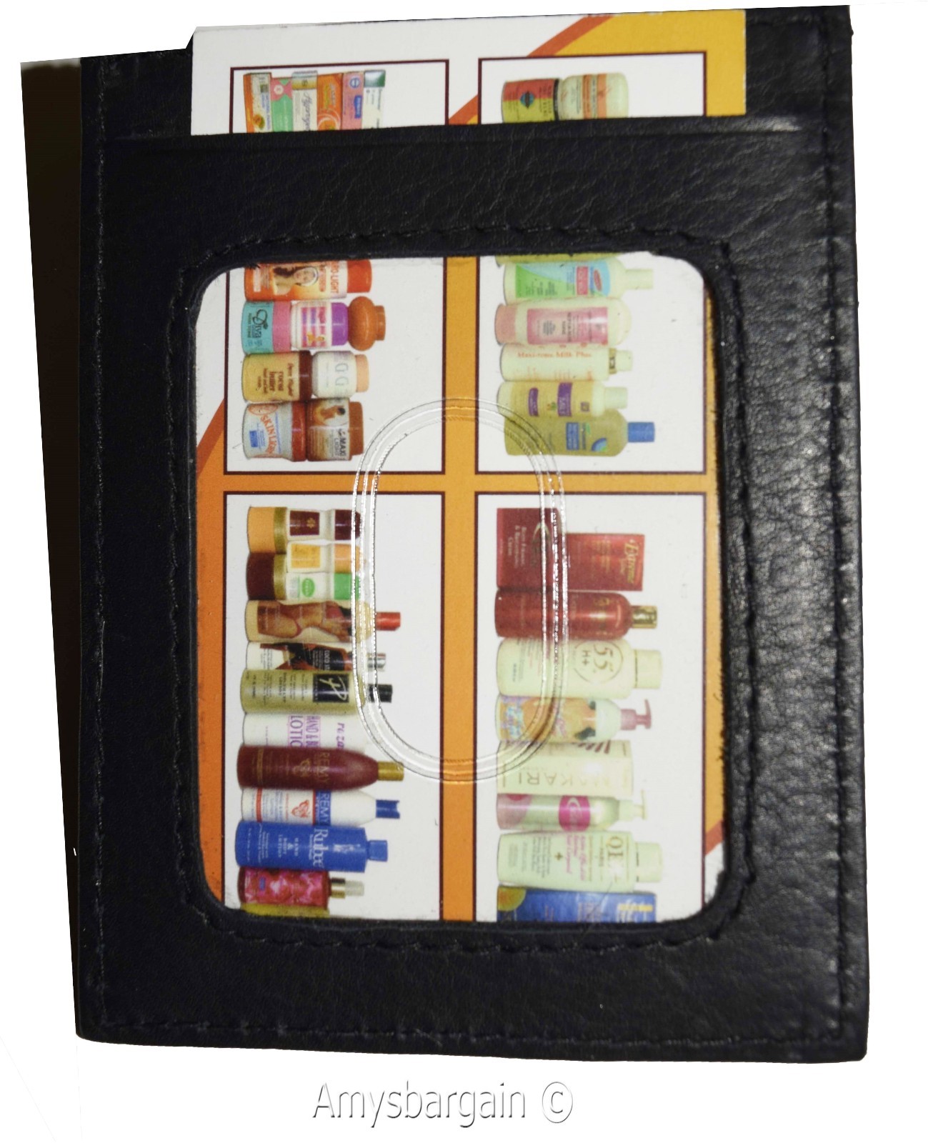 Money Clip, Leather Credit card ID money clip, wallet with magnetic money clip 1 - Image 10