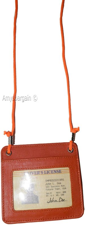 New Business card case, card holder w/ neck string, fifty business IDs card bnwt - Image 6