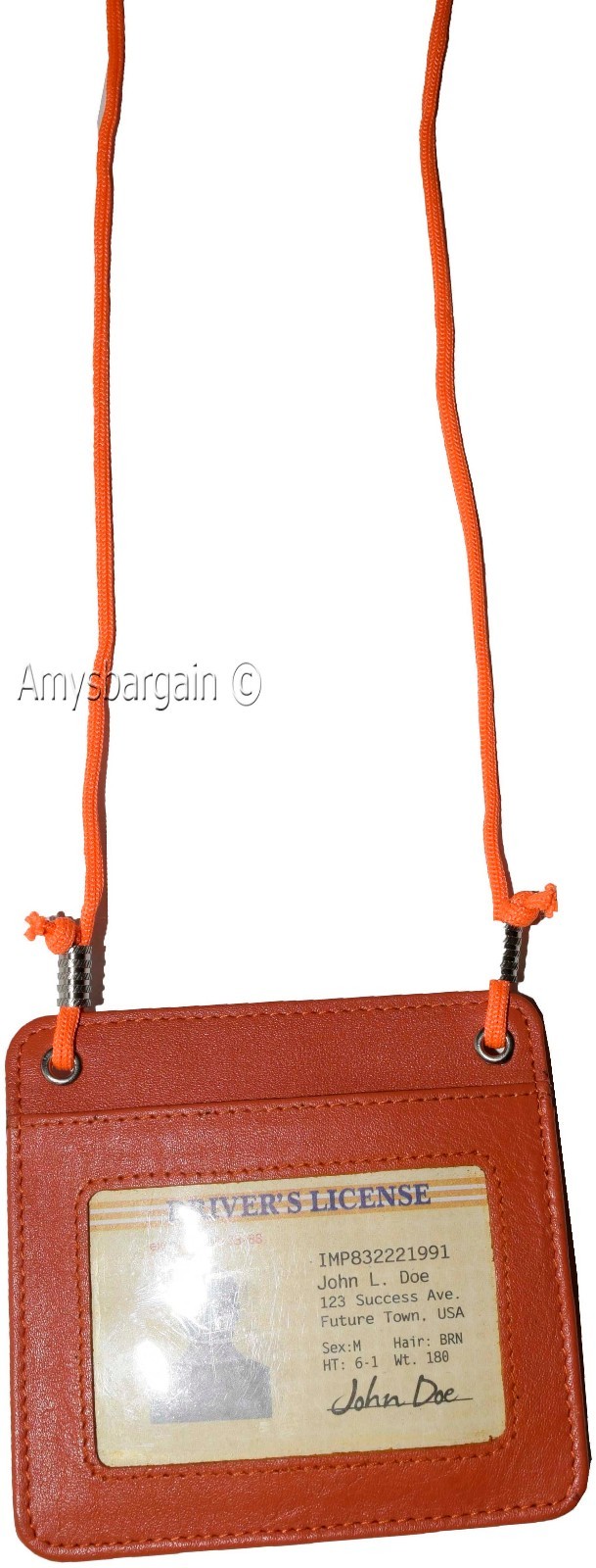 New Business card case, card holder w/ neck string, fifty business IDs card bnwt - Image 6