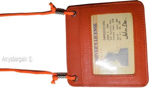 New Business card case, card holder w/ neck string, fifty business IDs card bnwt - Image 7