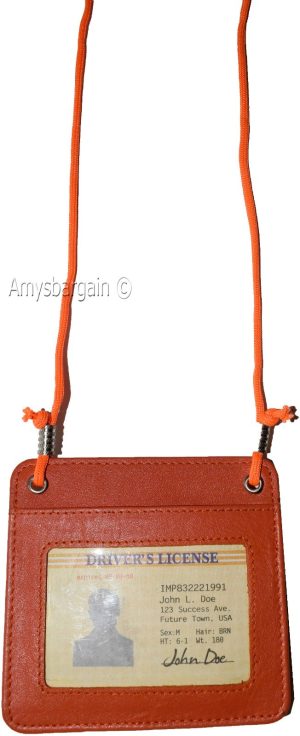 New Business card case, card holder w/ neck string, fifty business IDs card bnwt - Image 9