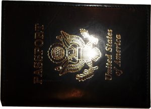 New Lamb skin USA Leather passport case wallet credit ATM card case ID holder BN - Image 11