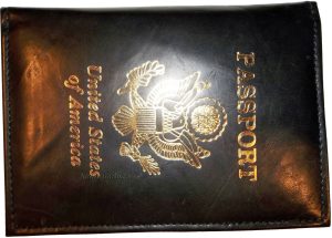 New Lamb skin USA Leather passport case wallet credit ATM card case ID holder BN - Image 3