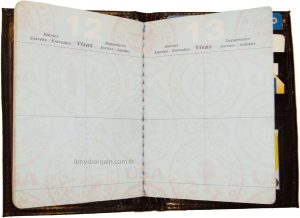 New Lamb skin USA Leather passport case wallet credit ATM card case ID holder BN - Image 8