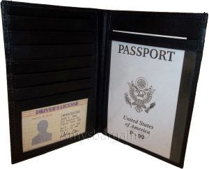 New Lambskin USA Leather passport Holder wallet credit card case ID holder BNWT - Image 5