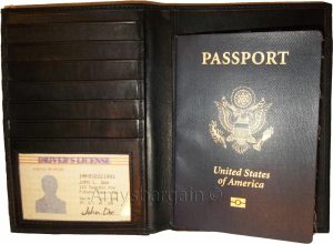 New Lambskin USA Leather passport Holder wallet credit card case ID holder BNWT - Image 6