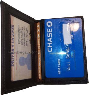 New Leather Business and Credit card case Card holder with 3 card slots/3 IDs BN - Image 10