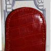 New Red Crocodile printed leather money clip, Clip money, currency holder new