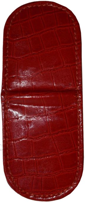 New Red Crocodile printed leather money clip, Clip money, currency holder new - Image 12