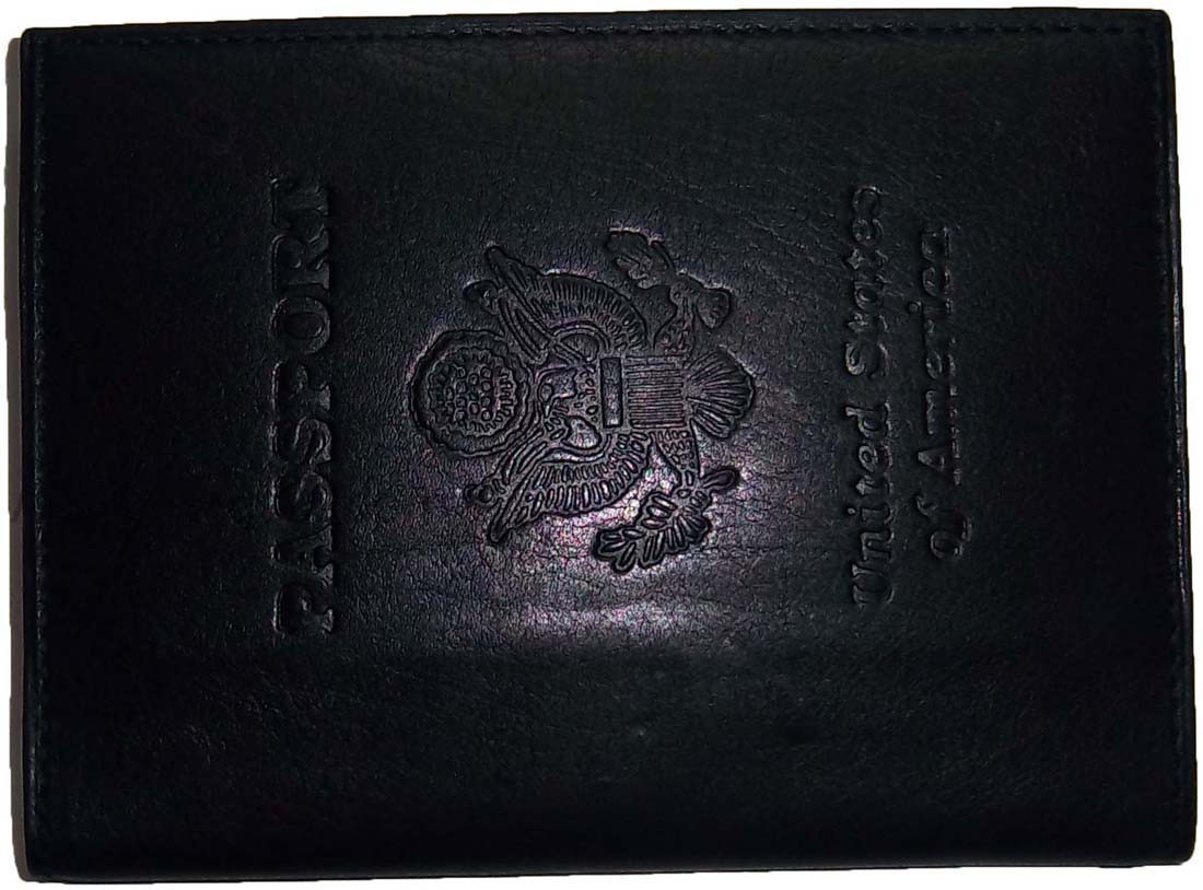 New USA Leather Passport cover Credit ATM Card holder passport / card case bnwt - Image 11