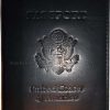 New USA Leather Passport cover Credit ATM Card holder passport / card case bnwt