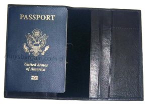 New USA Leather Passport cover Credit ATM Card holder passport / card case bnwt - Image 12