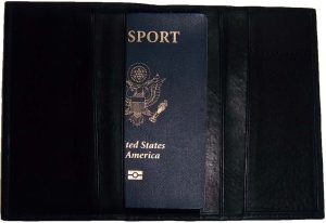 New USA Leather Passport cover Credit ATM Card holder passport / card case bnwt - Image 4