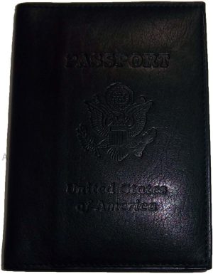 New USA Leather Passport cover Credit ATM Card holder passport / card case bnwt - Image 9