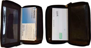 New Zip Around checkbook wallet with tub 14 credit card zip change purse ID new - Image 10