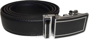 New buckle men's belt leather automatic dress Jeans comfort Slide lock BN 50" - Image 11