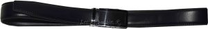 New buckle men's belt leather automatic dress Jeans comfort Slide lock BN 50" - Image 6